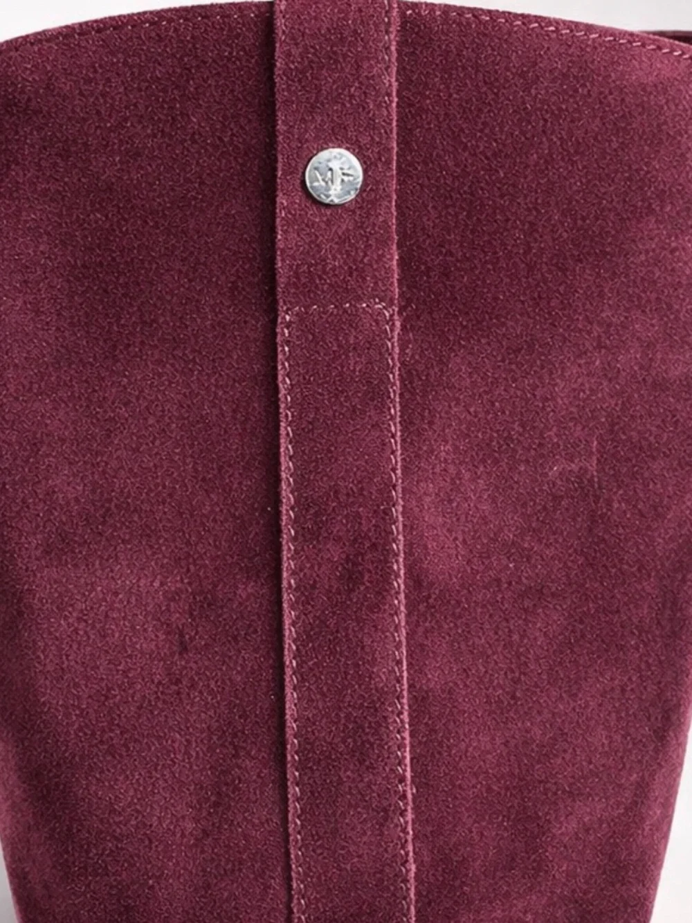Marc Jacobs Over-The-Knee Suede Boots in Burgundy
